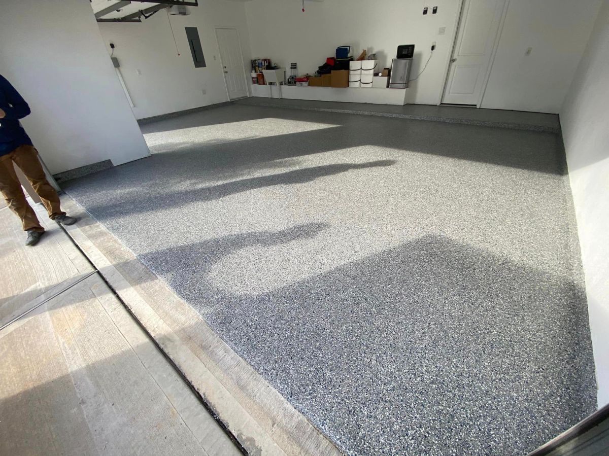Coated floor